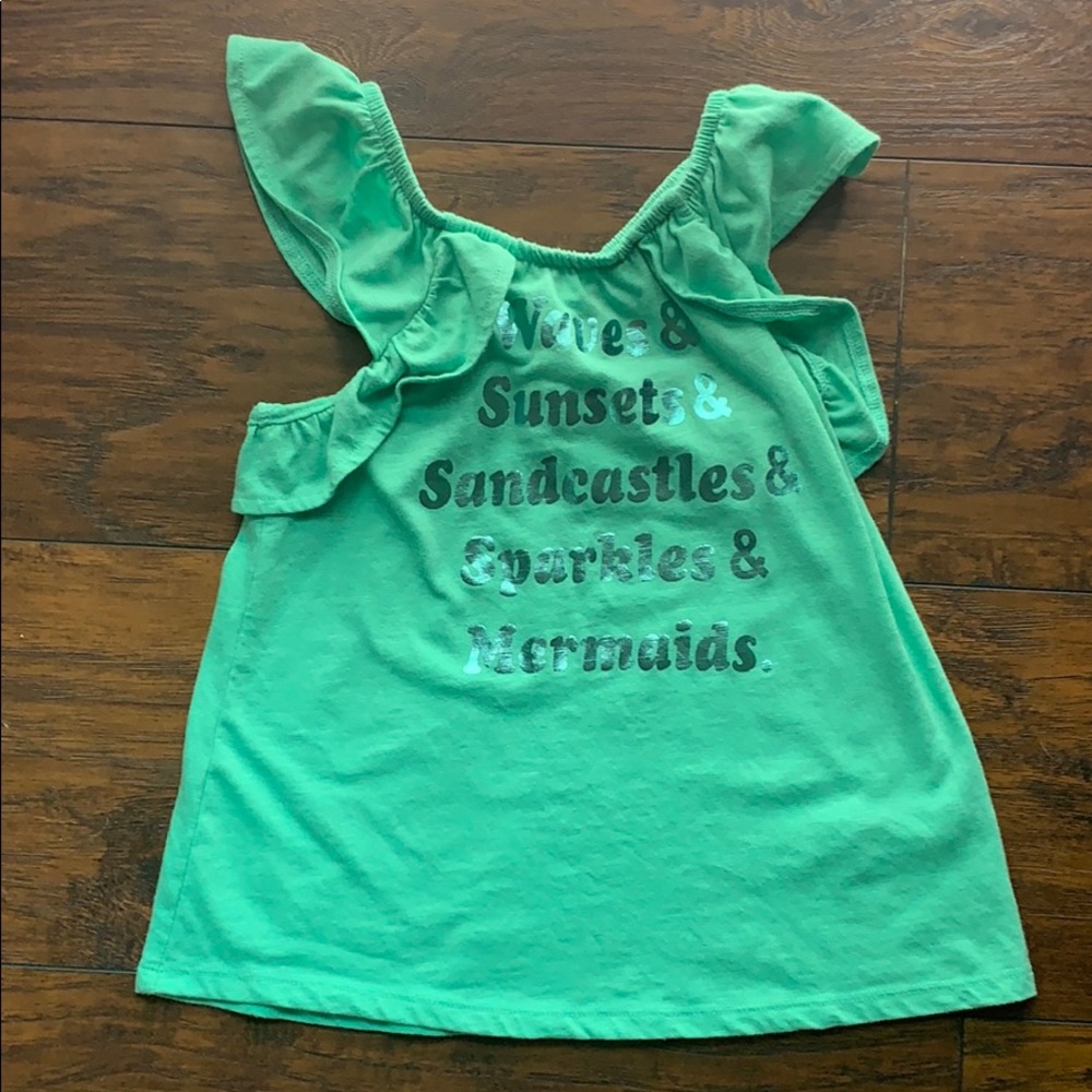 Teal shirt